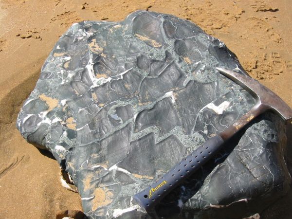 Basaltic hyaloclastite from Green Hill, central Queensland.